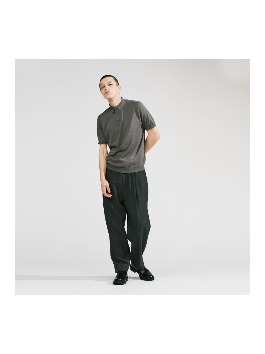 メンズ 30G 半袖 ニットポロシャツ【MODERN FIT】｜メンズ・レディース 