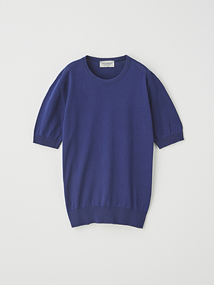 レディース 30G 半袖 クルーネックニット【MODERN FIT】