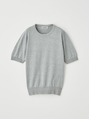 レディース 30G 半袖 クルーネックニット【MODERN FIT】
