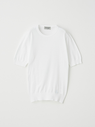 レディース 30G 半袖 クルーネックニット【MODERN FIT】