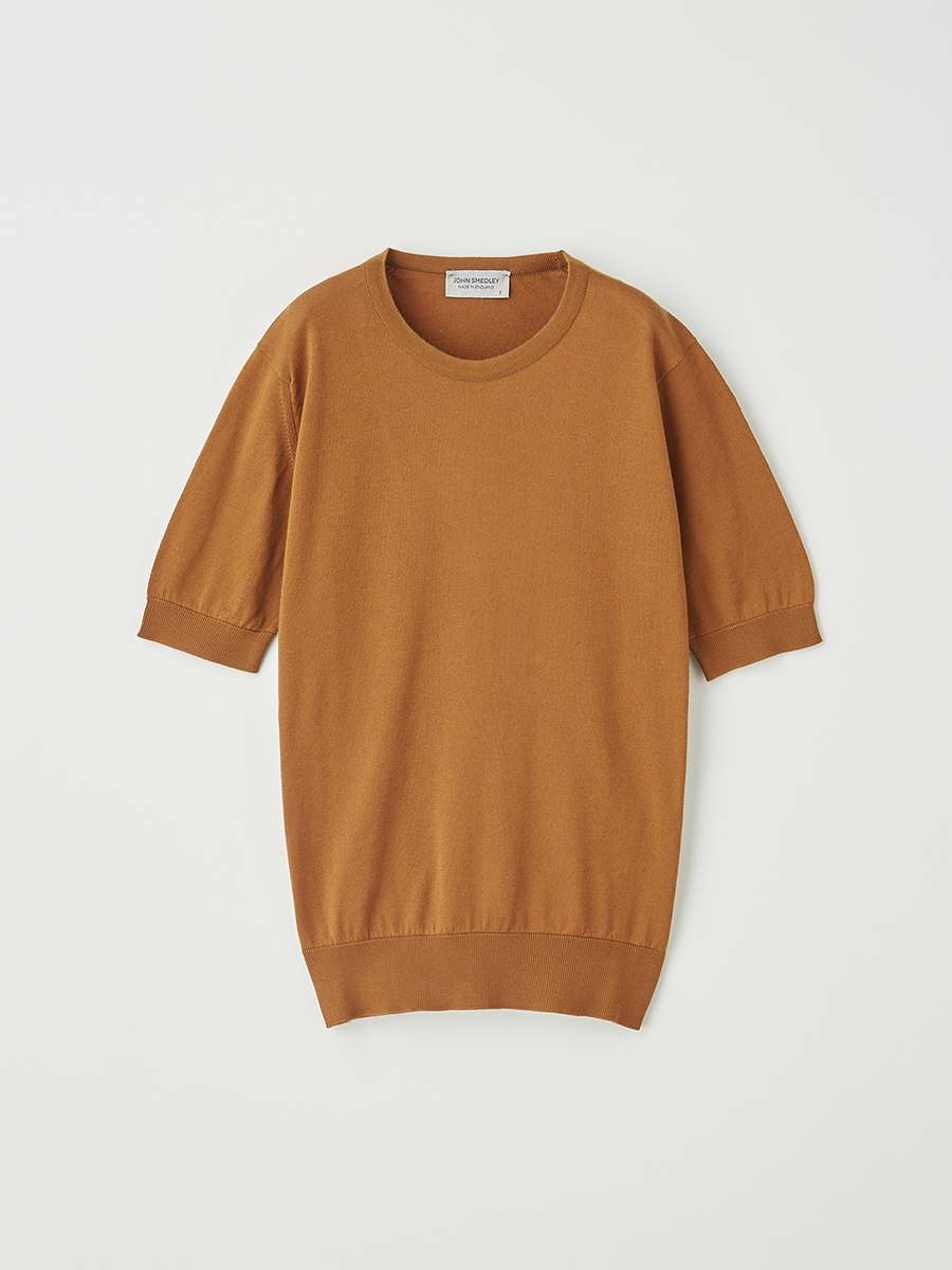 レディース 30G 半袖 クルーネックニット【MODERN FIT】｜メンズ 
