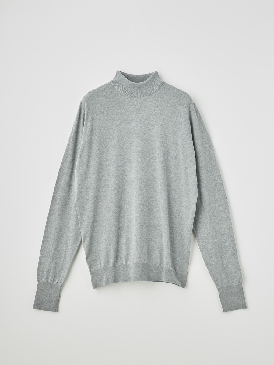 メンズ 30G 長袖 モックネックニット【EASY FIT】|メンズ・レディース メンズ 30G 長袖 モックネックニット【EASY FIT】|メンズ・レディース