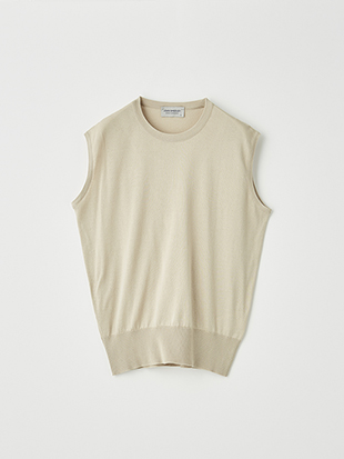 レディース 30G ノースリーブ ニット【COMMON FIT】