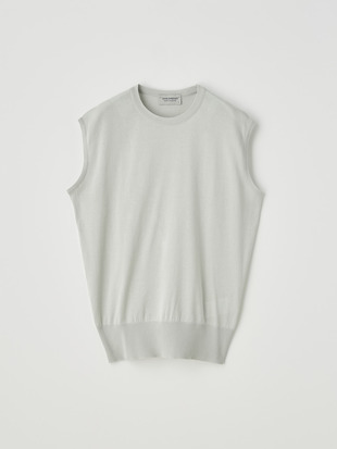 レディース 30G ノースリーブ ニット【COMMON FIT】