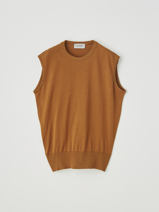 レディース 30G ノースリーブ ニット【COMMON FIT】