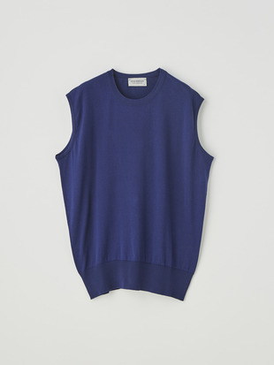 レディース 30G ノースリーブ ニット【COMMON FIT】