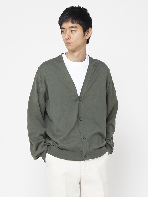 メンズ 24G 長袖 Vネックカーディガン【SWEATER SERIES】 詳細画像 PALM 7