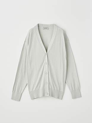 レディース 30G 長袖 Vネックカーディガン【COMMON FIT】