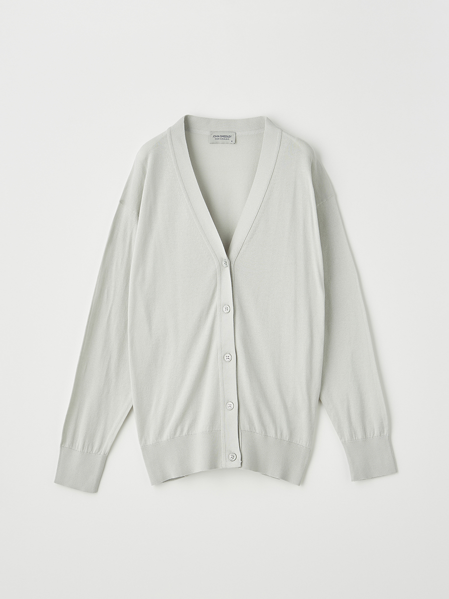 レディース 30G 長袖 Vネックカーディガン【COMMON FIT】｜メンズ 