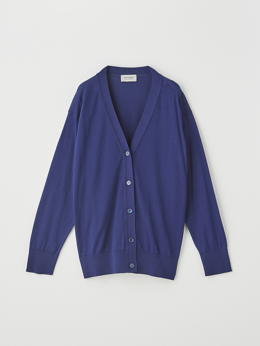 レディース 30G 長袖 Vネックカーディガン【COMMON FIT】｜メンズ 