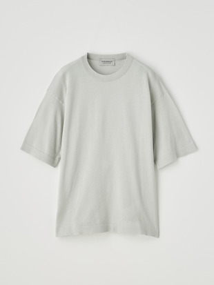 レディース 30G 半袖クルーネックニット【COMMON FIT】