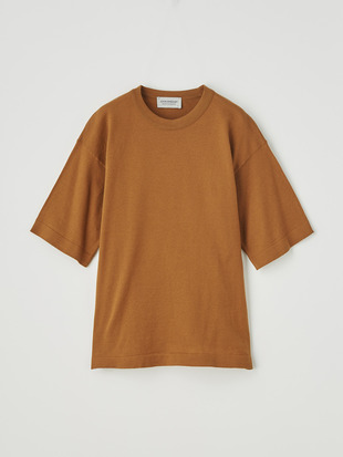 レディース 30G 半袖クルーネックニット【COMMON FIT】