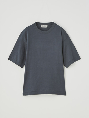 レディース 30G 半袖クルーネックニット【COMMON FIT】