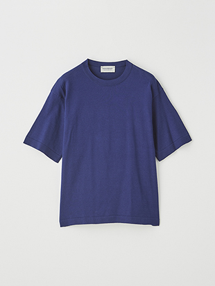 レディース 30G 半袖クルーネックニット【COMMON FIT】