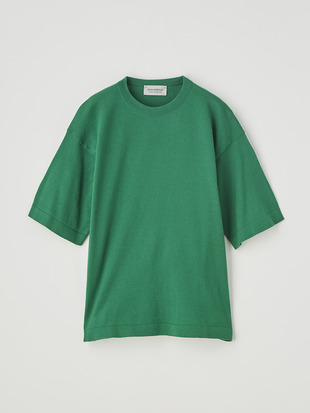 レディース 30G 半袖クルーネックニット【COMMON FIT】