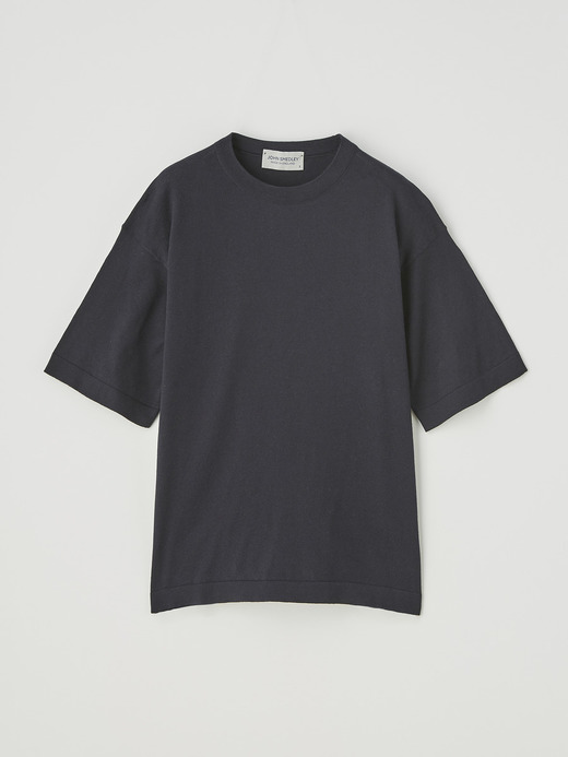 レディース 30G 半袖クルーネックニット【COMMON FIT】 詳細画像 NAVY 1