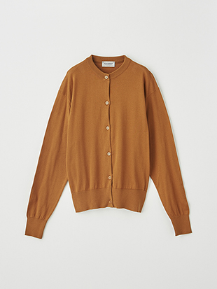 レディース 30G 長袖クルーネックカーディガン【COMMON FIT】
