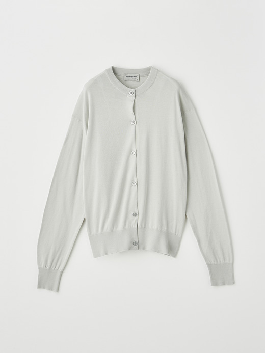 レディース 30G 長袖クルーネックカーディガン【COMMON FIT】 詳細画像 CLOUD 1