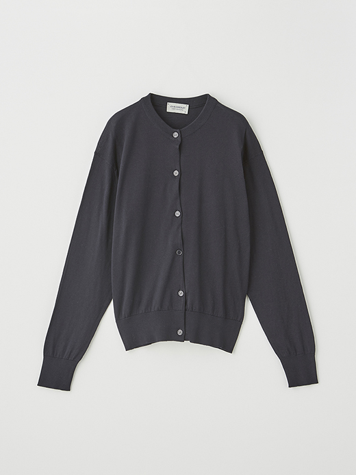 レディース 30G 長袖クルーネックカーディガン【COMMON FIT】 詳細画像 NAVY 1