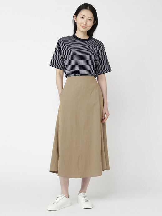 ユニセックス30G 半袖 マイクロボーダーニットTシャツ 詳細画像 NO4(S4631) 9