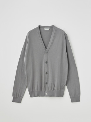 メンズ 30G 長袖 Vネックカーディガン【MODERN FIT】