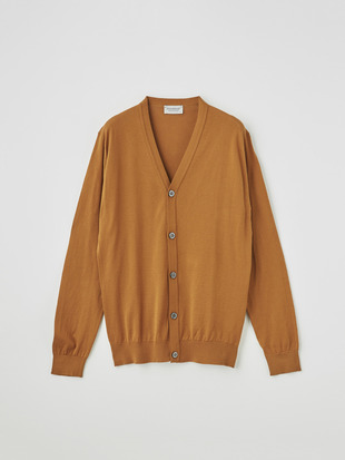メンズ 30G 長袖 Vネックカーディガン【MODERN FIT】