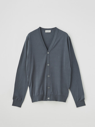 メンズ 30G 長袖 Vネックカーディガン【MODERN FIT】