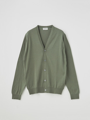 メンズ 30G 長袖 Vネックカーディガン【MODERN FIT】