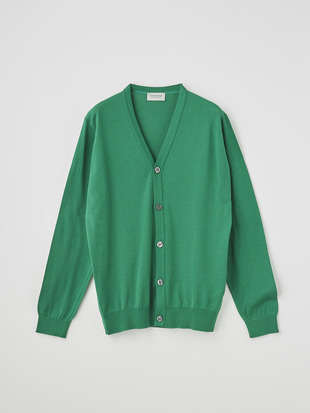 メンズ 30G 長袖 Vネックカーディガン【MODERN FIT】