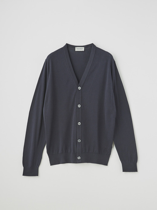 メンズ 30G 長袖 Vネックカーディガン【MODERN FIT】 詳細画像 NAVY 1