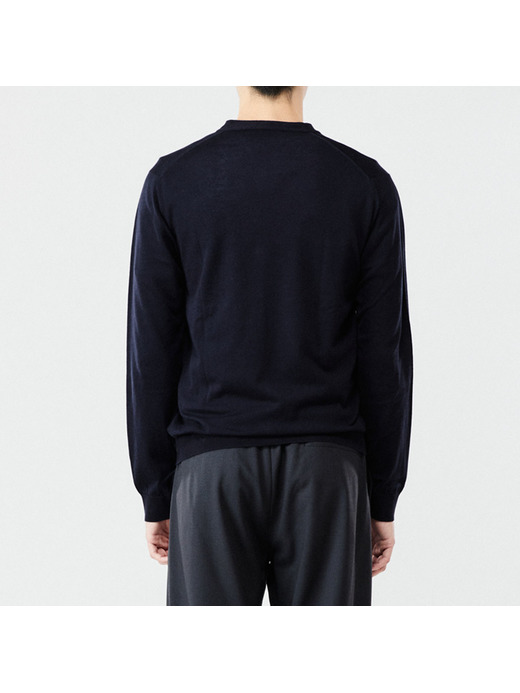メンズ 30G 長袖 Vネックカーディガン【MODERN FIT】 詳細画像 NAVY 5