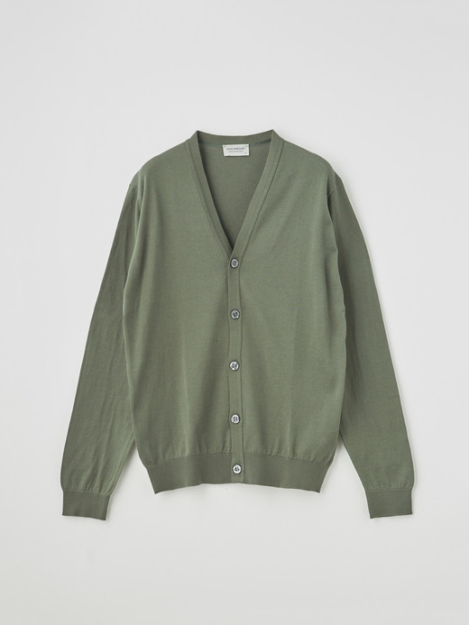 メンズ 30G 長袖 Vネックカーディガン【MODERN FIT】 詳細画像 PALM 1