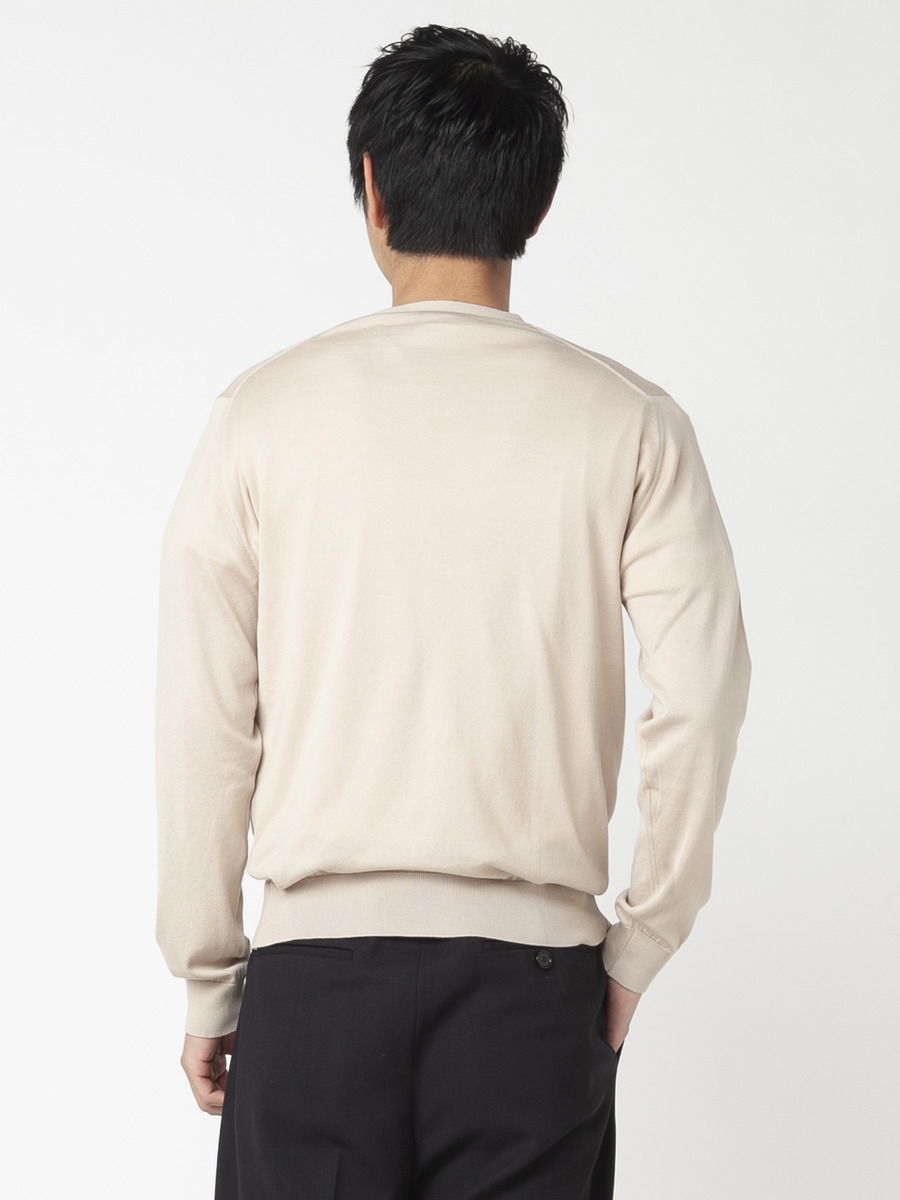 メンズ 30G 長袖 Vネックカーディガン【MODERN FIT】｜メンズ 