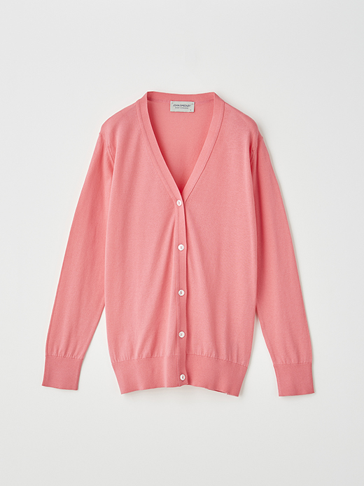 レディース 30G 長袖 Vネックカーディガン【MODERN FIT】 詳細画像 FLAMINGO 1