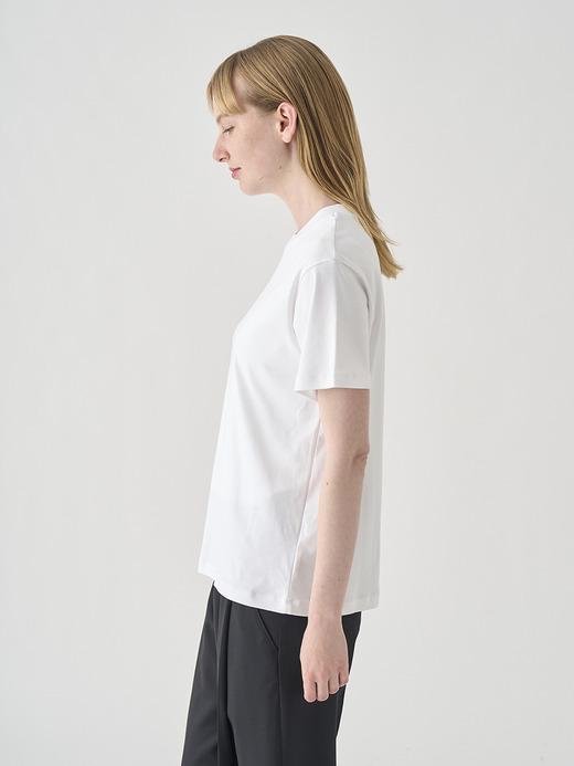 スビンコットン半袖Ｔシャツ｜UTS902｜UNDERWEAR for WOMEN 詳細画像 NO1(L0343UTS902_ホワイト) 5