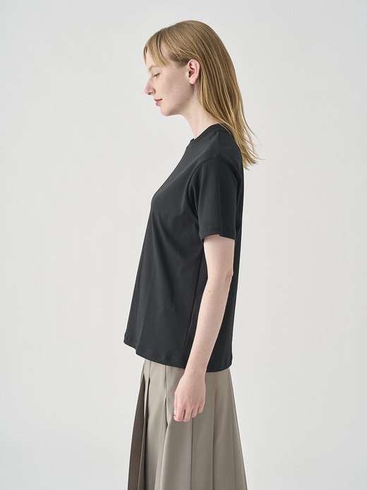 スビンコットン半袖Ｔシャツ｜UTS902｜UNDERWEAR for WOMEN 詳細画像 NO2(L0343UTS902_ブラック) 5