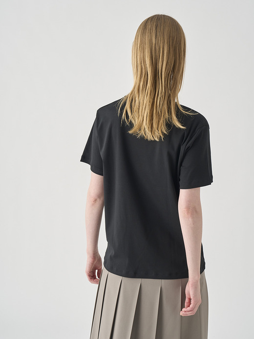 スビンコットン半袖Ｔシャツ｜UTS902｜UNDERWEAR for WOMEN 詳細画像 NO2(L0343UTS902_ブラック) 6