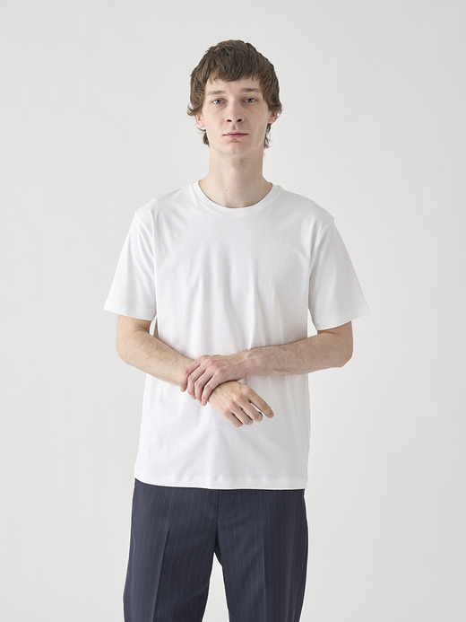 スビンコットン半袖Ｔシャツ｜UTS912｜UNDERWEAR for MEN 詳細画像 NO1(L0348UTS912_ホワイト) 2