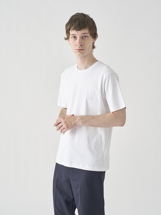 スビンコットン半袖Ｔシャツ｜UTS912｜UNDERWEAR for MEN 詳細画像 NO1(L0348UTS912_ホワイト) 3