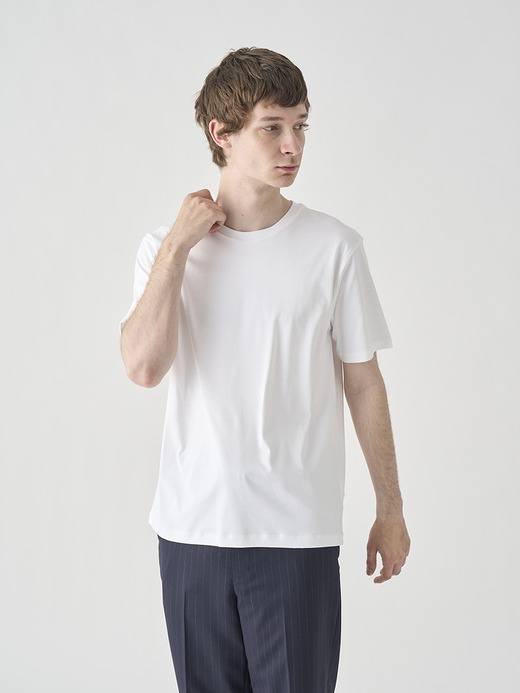 スビンコットン半袖Ｔシャツ｜UTS912｜UNDERWEAR for MEN 詳細画像 NO1(L0348UTS912_ホワイト) 5
