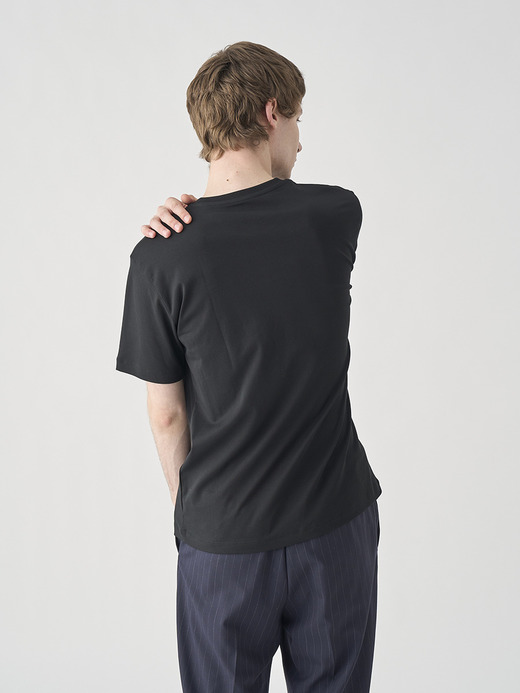 スビンコットン半袖Ｔシャツ｜UTS912｜UNDERWEAR for MEN 詳細画像 NO2(L0348UTS912_ブラック) 5