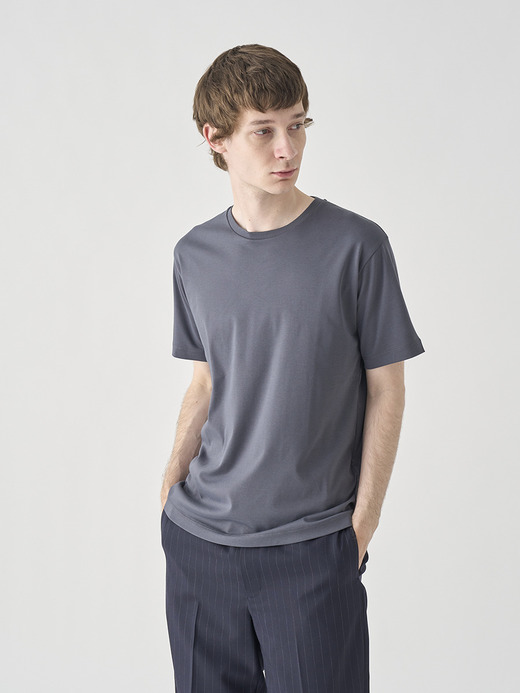 スビンコットン半袖Ｔシャツ｜UTS912｜UNDERWEAR for MEN 詳細画像 NO3(L0348UTS912_チャコールグレー) 2