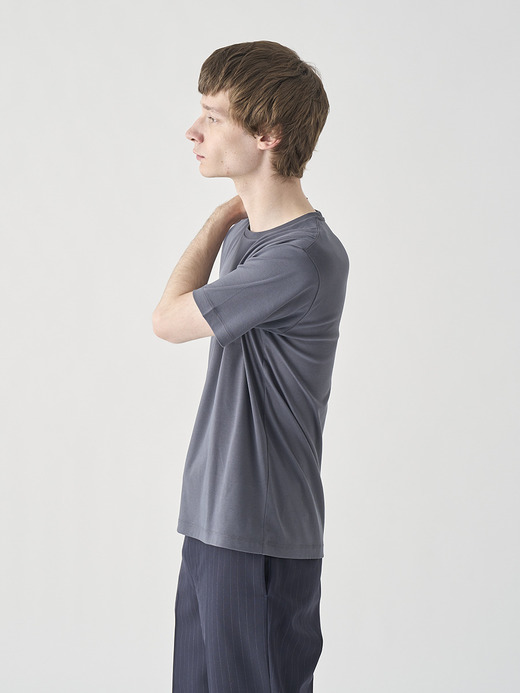 スビンコットン半袖Ｔシャツ｜UTS912｜UNDERWEAR for MEN 詳細画像 NO3(L0348UTS912_チャコールグレー) 4