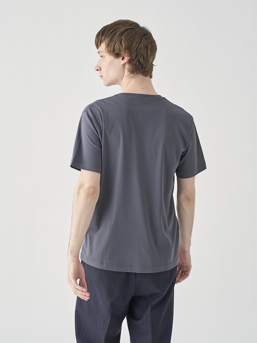 スビンコットン半袖Ｔシャツ｜UTS912｜UNDERWEAR for MEN 詳細画像 NO3(L0348UTS912_チャコールグレー) 5