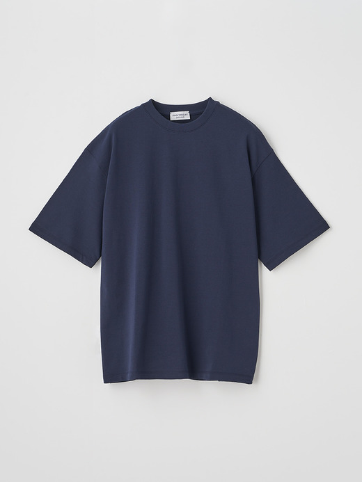 コットンクルーネックミニ裏毛半袖Ｔシャツ｜UTS953 詳細画像 NO2(L0348UTS953_ネイビー) 1