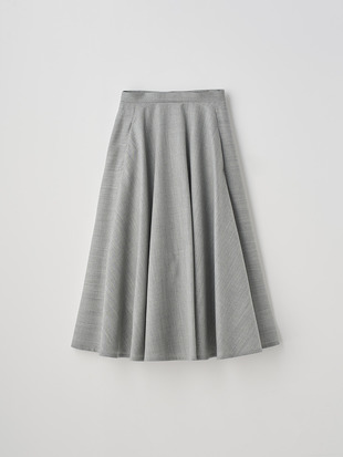 WOOL FLARE SKIRT