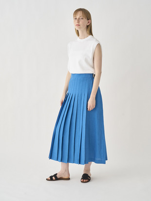 LINEN QUILT SKIRT