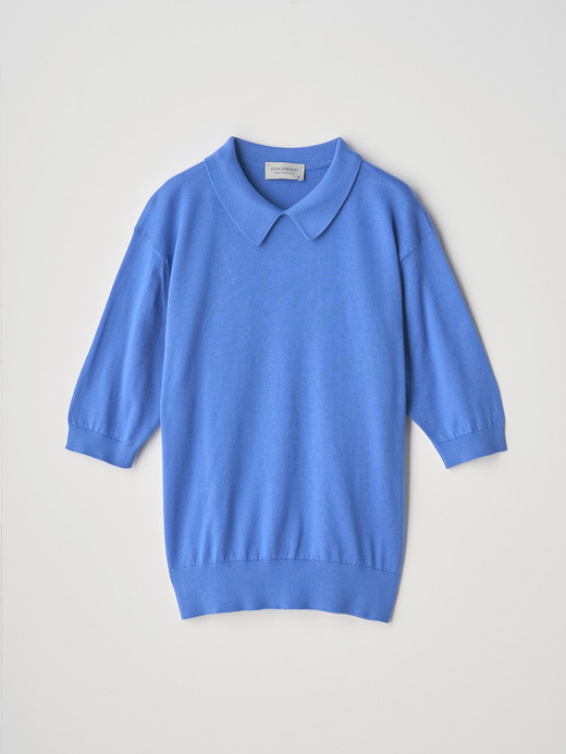 Fashioned collar Shirt | ADALINE | 30G 詳細画像 ELECTRIC BLUE 1
