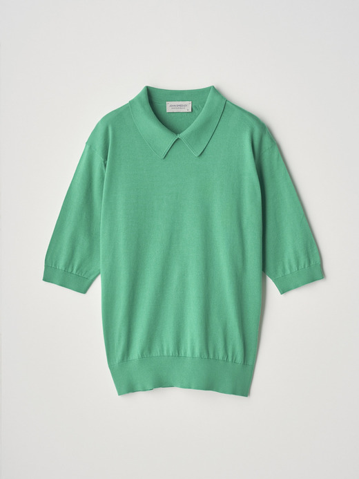 Fashioned collar Shirt | ADALINE | 30G 詳細画像 GREEN FLARE 1
