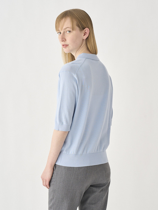 Fashioned collar Shirt | ADALINE | 30G 詳細画像 MIRAGE BLUE 5